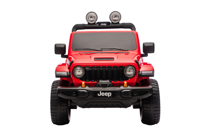 Masinuta electrica 4x4 Premier Jeep Wrangler Rubicon, 24V, 4x200W, roti cauciuc EVA, scaun piele ecologica, rosu [2]