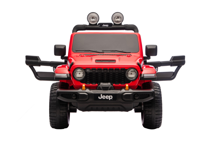 Masinuta electrica 4x4 Premier Jeep Wrangler Rubicon, 24V, 4x200W, roti cauciuc EVA, scaun piele ecologica, rosu [10]