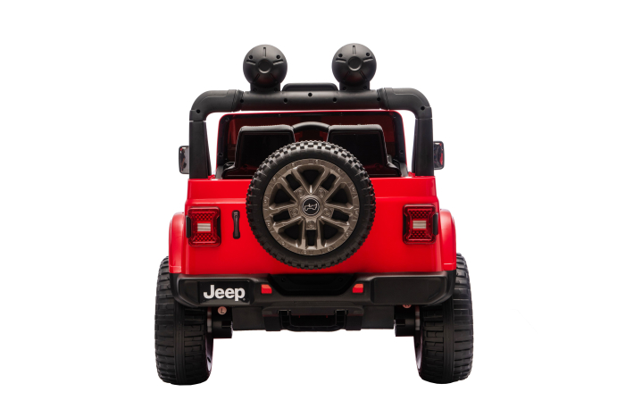 Masinuta electrica 4x4 Premier Jeep Wrangler Rubicon, 24V, 4x200W, roti cauciuc EVA, scaun piele ecologica, rosu [7]