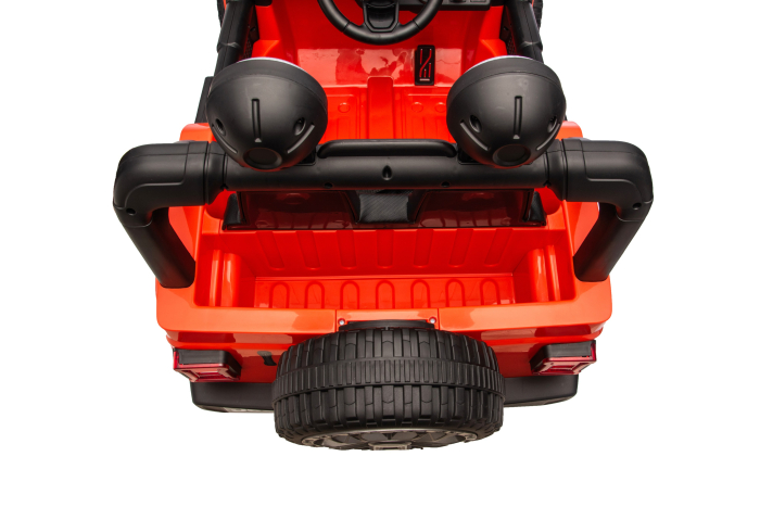 Masinuta electrica 4x4 Premier Jeep Wrangler Rubicon, 24V, 4x200W, roti cauciuc EVA, scaun piele ecologica, portocaliu [8]
