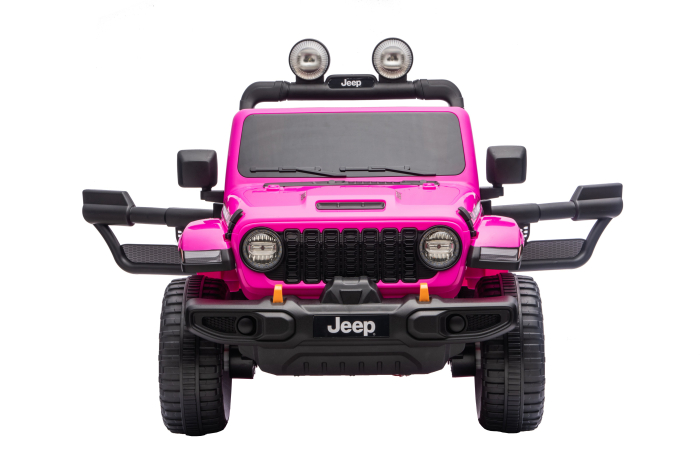Masinuta electrica 4x4 Premier Jeep Wrangler Rubicon, 24V, 4x200W, roti cauciuc EVA, scaun piele ecologica, roz [2]