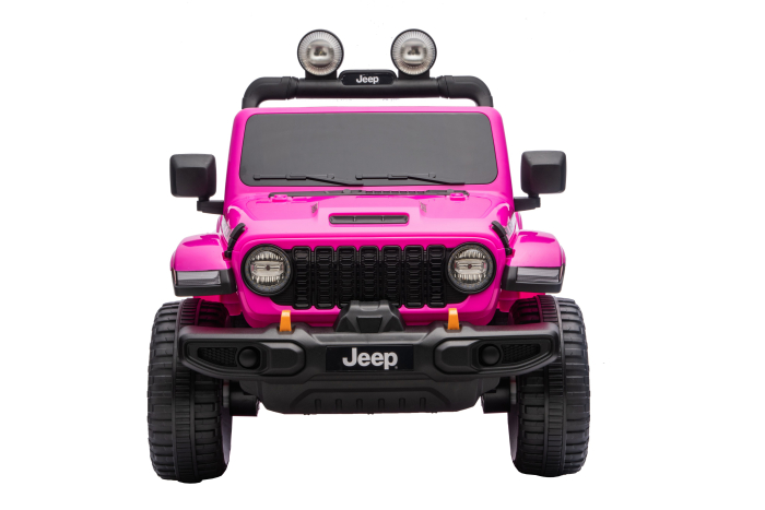 Masinuta electrica 4x4 Premier Jeep Wrangler Rubicon, 24V, 4x200W, roti cauciuc EVA, scaun piele ecologica, roz [6]