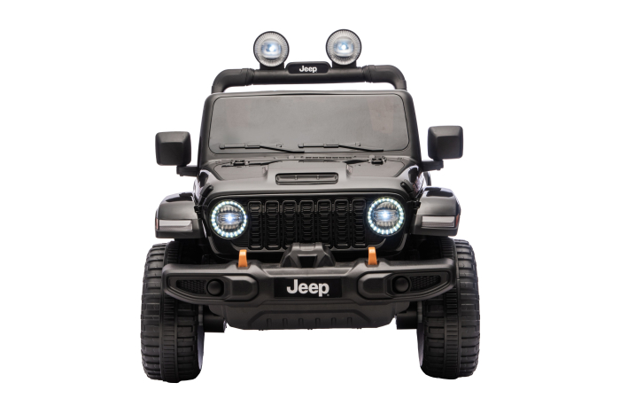 Masinuta electrica 4x4 Premier Jeep Wrangler Rubicon, 24V, 4x200W, roti cauciuc EVA, scaun piele ecologica, negru [3]
