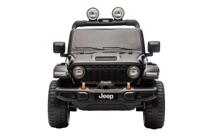 Masinuta electrica 4x4 Premier Jeep Wrangler Rubicon, 24V, 4x200W, roti cauciuc EVA, scaun piele ecologica, negru [4]