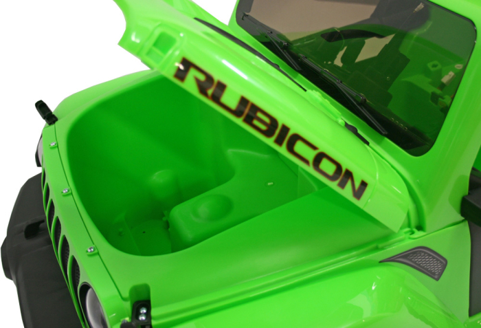 Masinuta electrica 4x4 Premier Jeep Wrangler Rubicon, 24V, 4x200W, roti cauciuc EVA, scaun piele ecologica, verde [7]