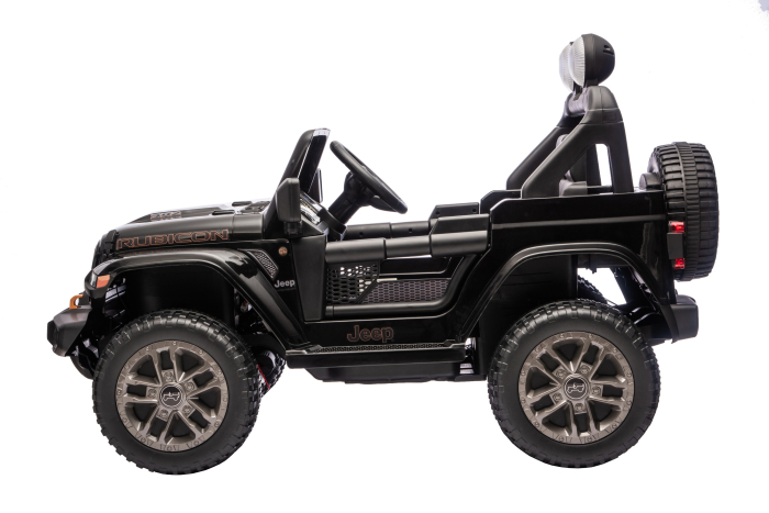 Masinuta electrica 4x4 Premier Jeep Wrangler Rubicon, 24V, 4x200W, roti cauciuc EVA, scaun piele ecologica, negru [8]
