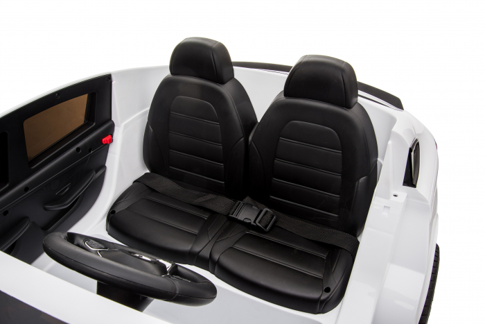 Masinuta electrica 4x4 Premier Mercedes GLC 63S Maxi, 12V, roti cauciuc EVA, scaun piele ecologica, alb [19]