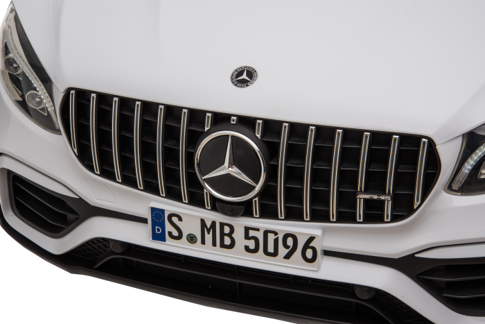 Masinuta electrica 4x4 Premier Mercedes GLC 63S Maxi, 12V, roti cauciuc EVA, scaun piele ecologica, alb [10]