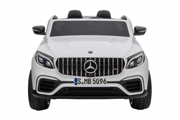 Masinuta electrica 4x4 Premier Mercedes GLC 63S Maxi, 12V, roti cauciuc EVA, scaun piele ecologica, alb [2]