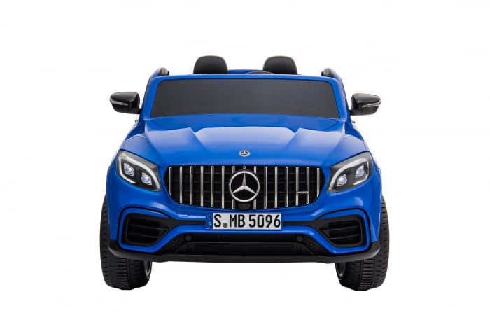 Masinuta electrica 4x4 Premier Mercedes GLC 63S Maxi, 12V, roti cauciuc EVA, scaun piele ecologica, albastru [2]