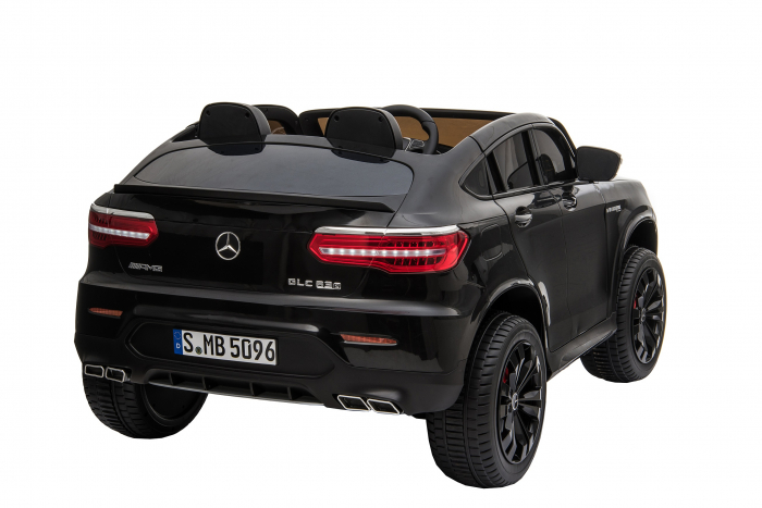 Masinuta electrica 4x4 Premier Mercedes GLC 63S Maxi, 12V, roti cauciuc EVA, scaun piele ecologica, negru [6]