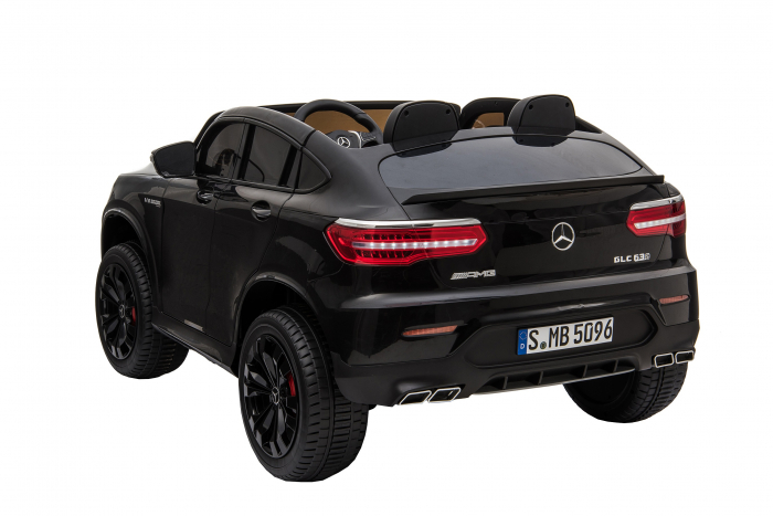 Masinuta electrica 4x4 Premier Mercedes GLC 63S Maxi, 12V, roti cauciuc EVA, scaun piele ecologica, negru [4]