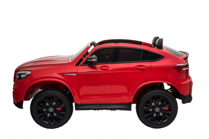 Masinuta electrica 4x4 Premier Mercedes GLC 63S Maxi, 12V, roti cauciuc EVA, scaun piele ecologica, rosu [4]