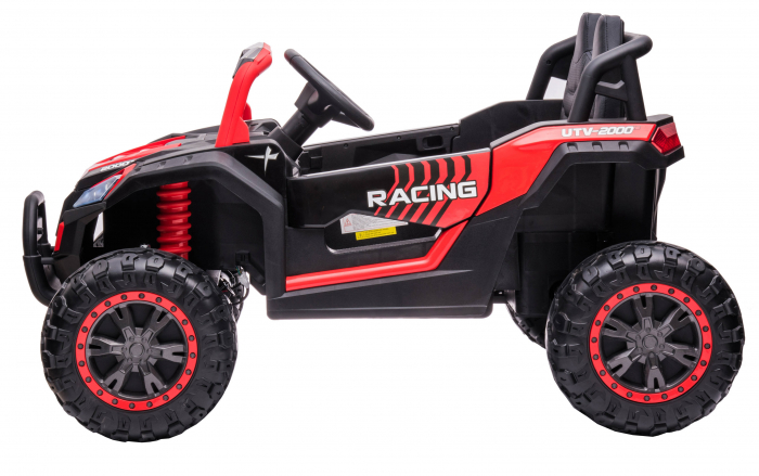 Buggy electric Premier 4x4 Mini Superstar, roti cauciuc EVA, scaun piele ecologica, rosu [3]