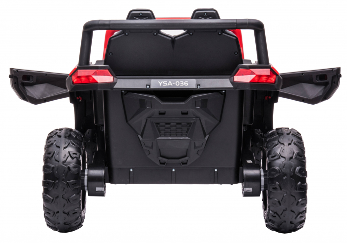 Buggy electric Premier 4x4 Mini Superstar, roti cauciuc EVA, scaun piele ecologica, rosu [7]