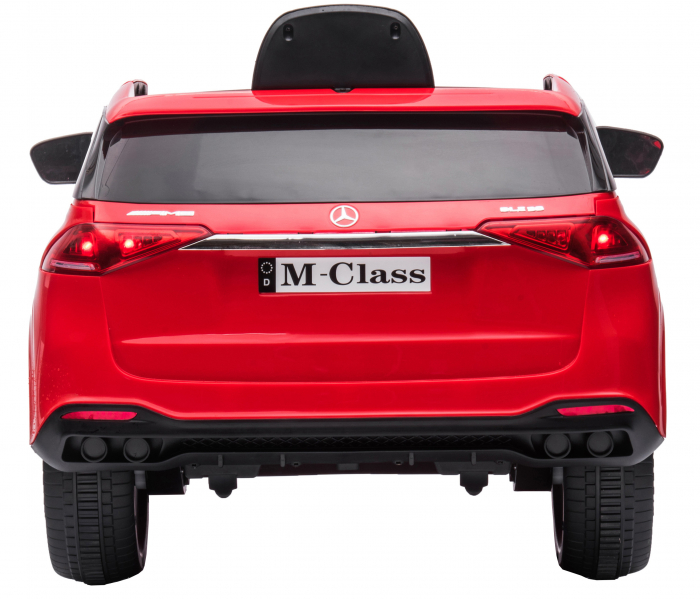 Masinuta electrica 4x4 Premier Mercedes M-Class, 12V, roti cauciuc EVA, scaun piele ecologica, rosu [6]