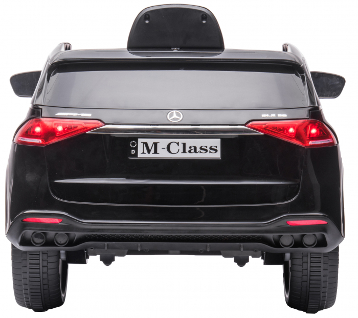 Masinuta electrica 4x4 Premier Mercedes M-Class, 12V, roti cauciuc EVA, scaun piele ecologica, negru [6]