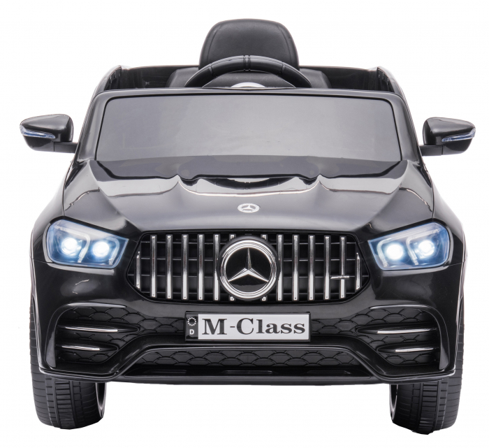 Masinuta electrica 4x4 Premier Mercedes M-Class, 12V, roti cauciuc EVA, scaun piele ecologica, negru [2]