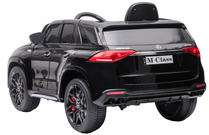 Masinuta electrica 4x4 Premier Mercedes M-Class, 12V, roti cauciuc EVA, scaun piele ecologica, negru [5]