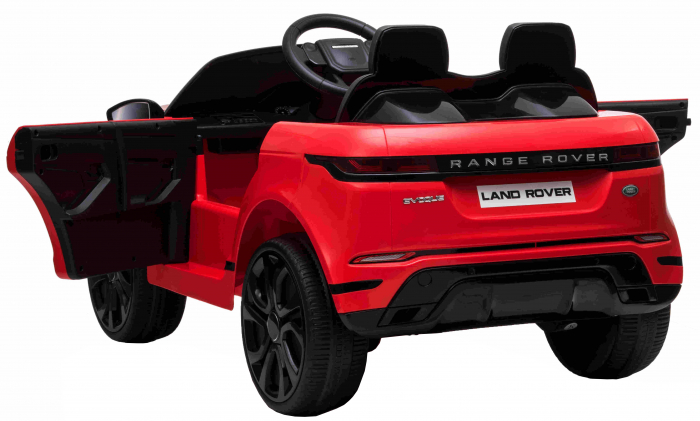 Masinuta electrica 4x4 Premier Range Rover Evoque, 12V, roti cauciuc EVA, scaun piele ecologica, rosu [11]