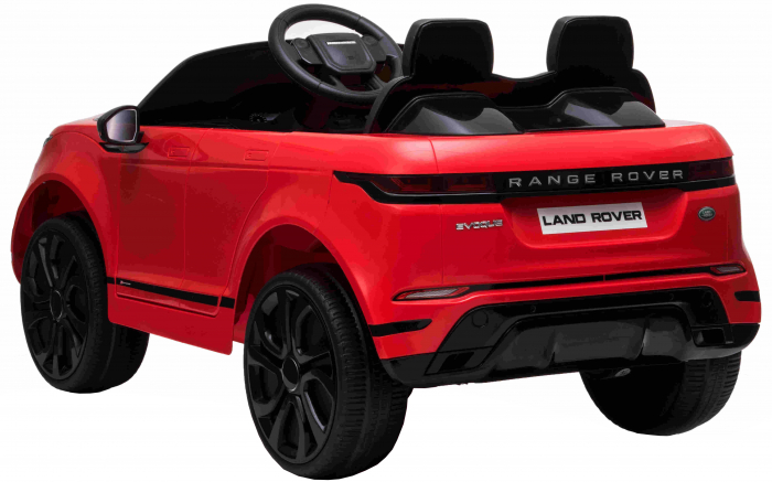 Masinuta electrica 4x4 Premier Range Rover Evoque, 12V, roti cauciuc EVA, scaun piele ecologica, rosu [6]