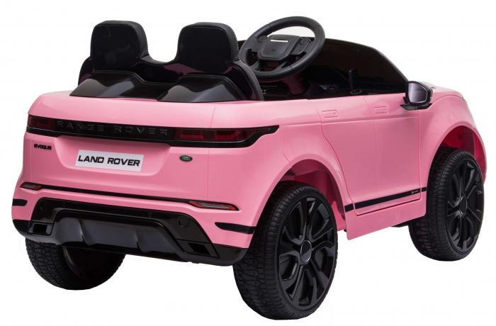 Masinuta electrica 4x4 Premier Range Rover Evoque, 12V, roti cauciuc EVA, scaun piele ecologica, roz [13]