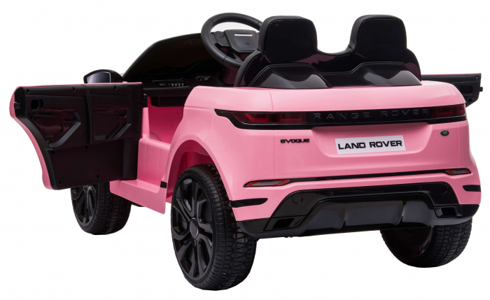 Masinuta electrica 4x4 Premier Range Rover Evoque, 12V, roti cauciuc EVA, scaun piele ecologica, roz [4]