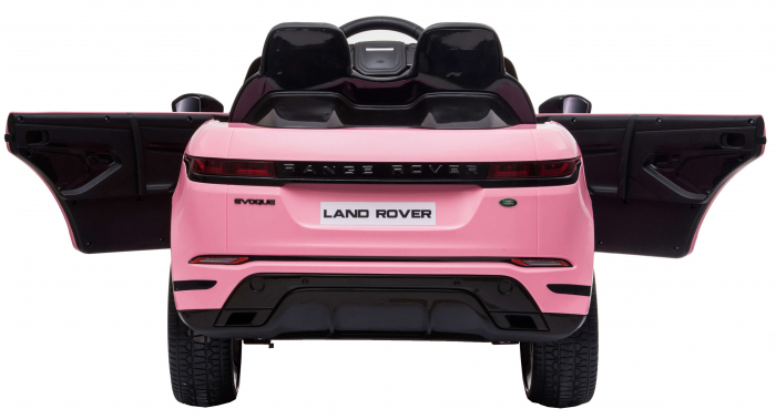 Masinuta electrica 4x4 Premier Range Rover Evoque, 12V, roti cauciuc EVA, scaun piele ecologica, roz [5]