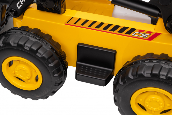 Masinuta electrica buldozer Premier New Holland, 4x4, 12V, galben [34]