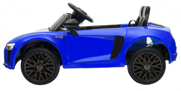 Masinuta electrica Premier Audi R8 Spyder, 12V, roti cauciuc EVA, scaun piele ecologica, albastra [5]