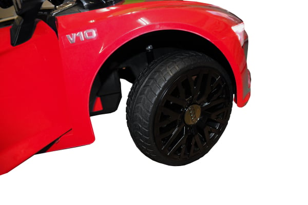Masinuta electrica Premier Audi R8 Spyder, 12V, roti cauciuc EVA, scaun piele ecologica, rosie [15]