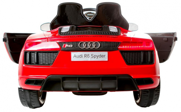 Masinuta electrica Premier Audi R8 Spyder, 12V, roti cauciuc EVA, scaun piele ecologica, rosie [7]