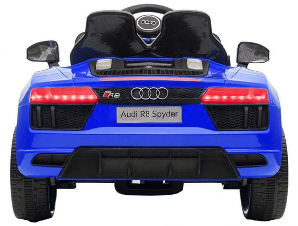 Masinuta electrica Premier Audi R8 Spyder, 12V, roti cauciuc EVA, scaun piele ecologica, albastra [2]
