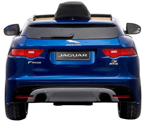 Masinuta electrica Premier Jaguar F-Pace, 12V, roti cauciuc EVA, scaun piele ecologica, albastra [10]
