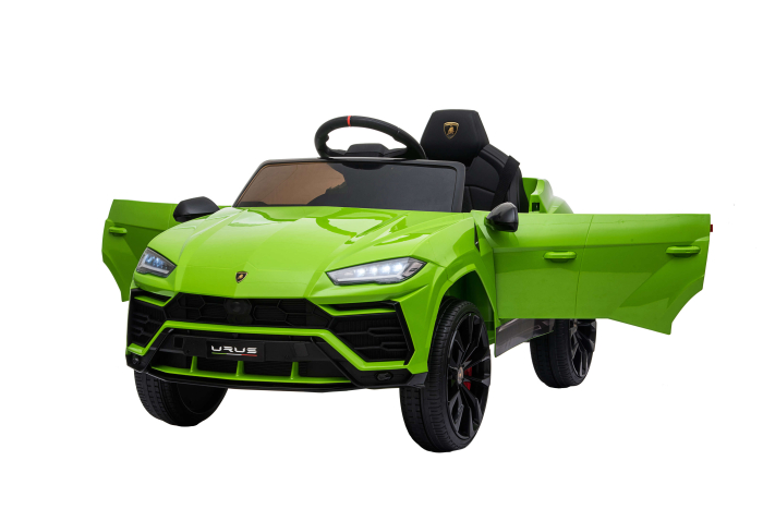 Masinuta electrica Lamborghini Urus, 12V, roti cauciuc EVA, scaun piele ecologica, verde [9]