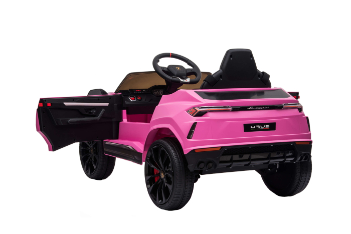 Masinuta electrica Lamborghini Urus, 12V, roti cauciuc EVA, scaun piele ecologica, roz [10]