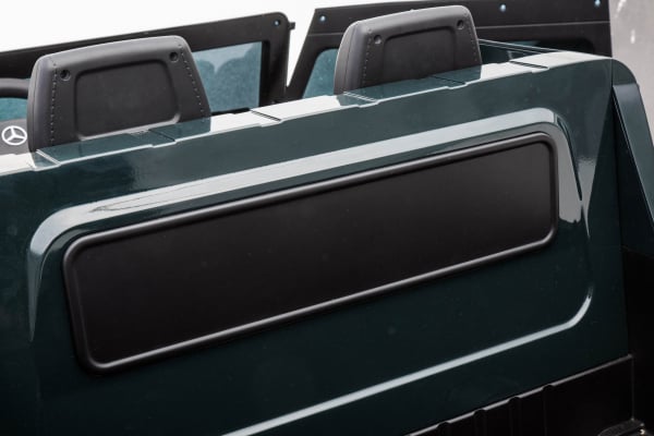 Masinuta electrica Mercedes G63 Solo, 2 baterii 12V, 6 roti cauciuc EVA, 4x4, 1 loc, 4 motoare, negru [28]