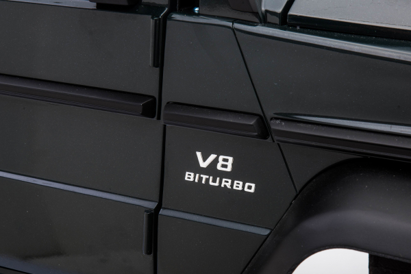 Masinuta electrica Mercedes G63 Solo, 2 baterii 12V, 6 roti cauciuc EVA, 4x4, 1 loc, 4 motoare, negru [25]