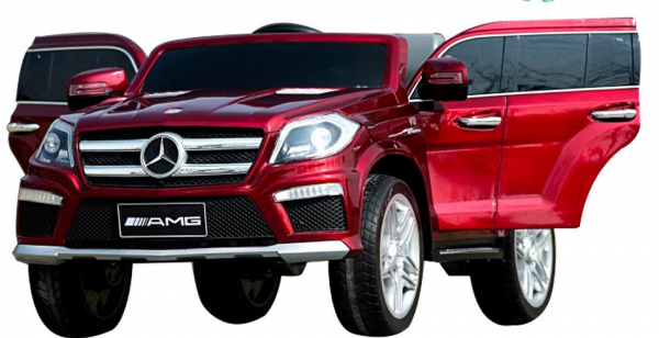 Masinuta electrica Premier Mercedes GL63, 12V, roti cauciuc EVA, scaun piele ecologica, rosu [2]