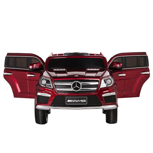 Masinuta electrica Premier Mercedes GL63, 12V, roti cauciuc EVA, scaun piele ecologica, rosu [5]