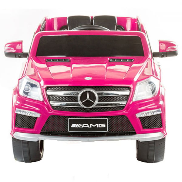 Masinuta electrica Premier Mercedes GL63, 12V, roti cauciuc EVA, scaun piele ecologica, roz [4]