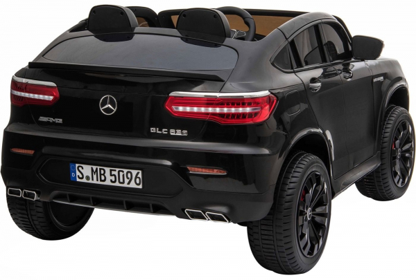 Masinuta electrica 4x4 Premier Mercedes GLC 63S Maxi, 12V, roti cauciuc EVA, scaun piele ecologica, negru [5]