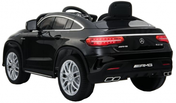 Masinuta electrica Premier Mercedes GLE 63 Coupe, 12V, roti cauciuc EVA, scaun piele ecologica, neagra [2]