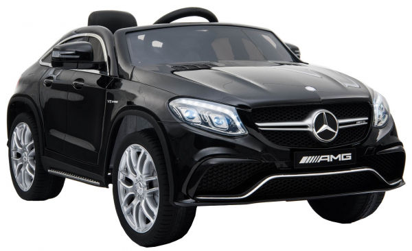 Masinuta electrica Premier Mercedes GLE 63 Coupe, 12V, roti cauciuc EVA, scaun piele ecologica, neagra [4]