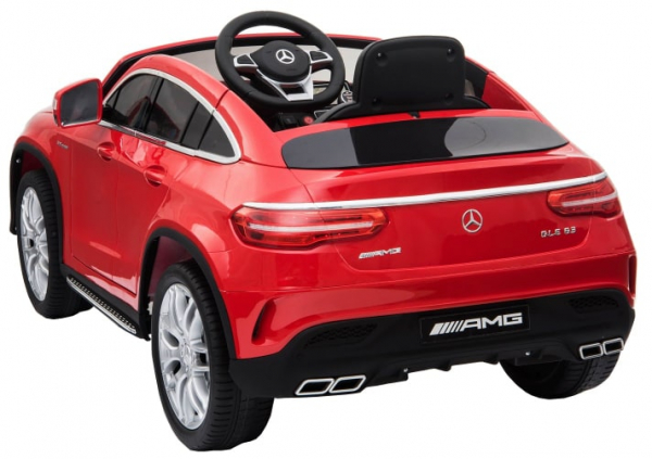 Masinuta electrica Premier Mercedes GLE 63 Coupe, 12V, roti cauciuc EVA, scaun piele ecologica, rosie [4]