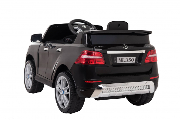 Masinuta electrica Premier Mercedes ML-350, 12V, roti cauciuc EVA, scaun piele ecologica, neagra [5]