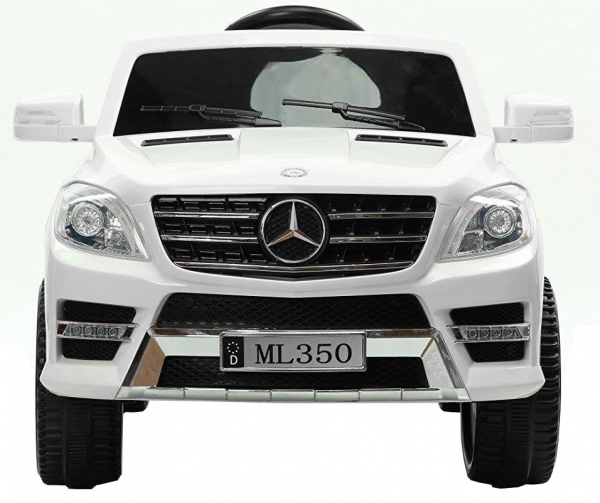 Masinuta electrica Premier Mercedes ML-350 4MATIC, 12V, roti cauciuc EVA, Bluetooth, alb [2]