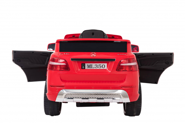 Masinuta electrica Premier Mercedes ML-350 4MATIC, 12V, roti cauciuc EVA, Bluetooth, rosu [5]