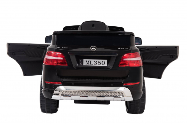 Masinuta electrica Premier Mercedes ML-350, 12V, roti cauciuc EVA, scaun piele ecologica, neagra [4]