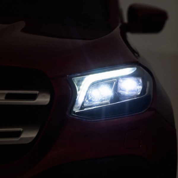 Masinuta electrica 4 x 4 Premier Mercedes X-Class, 12V, ecran LCD, MP4, roti cauciuc EVA, scaun piele ecologica, rosu [11]